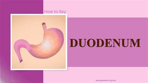 molybdenum pronunciation|how to say duodenum.